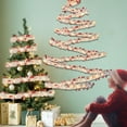 thumbnail image 2 of Christmas Tree Ribbon 3 Meters Long White Plastic Hanging Ornament Strip for Tree or Window Decoration, 2 of 6