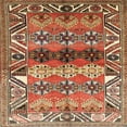thumbnail image 1 of Ahgly Company Indoor Square Traditional Sand Brown Persian Area Rugs, 3' Square, 1 of 6
