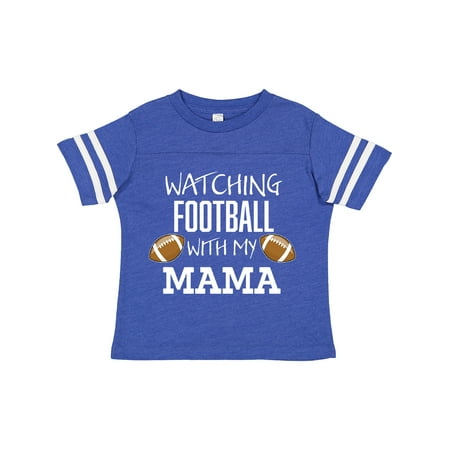 

Inktastic Watching Football with my Mama Boys or Girls Toddler T-Shirt