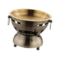 thumbnail image 4 of Olla caliente tradicional china, mini olla caliente, té con leche, olla caliente de acero inoxidable, pequeña olla caliente para acampar, restaurante, bronce, 4 of 8