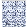 thumbnail image 3 of Ambesonne Blue Shower Curtain, Modern Flowers Leaves Buds, 69"Wx75"L, Pale Blue Navy Blue, 3 of 3