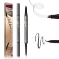 thumbnail image 1 of Crayon à Sourcils 2-en-1, Stylo de Microblading 3D Imperméable Longue Tenue (Gris), 1 of 8