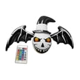 thumbnail image 2 of Fantasma inflable de Halloween para exteriores, decoración de PVC aterradora para el hogar con LED incorporados, decoración para fiestas navid, 2 of 9