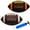 Black/Orange & Brown/White, variant on JR Football Assortment w/ Pump (Pack of 2) (Black/Orange & Brown/White, Junior - 10")