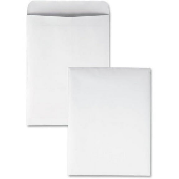 Quality Park Redi-Seal White Catalog Envelopes Catalog - #10 1/2 - 9" Width x 12" Length - 28 lb - Self-sealing - 100 / Box - White