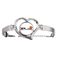 thumbnail image 1 of Me encanta la Macedonia palabra bandera amor corazón ilustración Pulsera pulsera de joyería en forma de corazón Unbranded M, 1 of 3