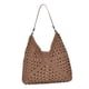 thumbnail image 3 of Bolso de hombro tejido de crochet informal para verano, ideal para playa, viajes y vacaciones. Caqui, 3 of 9