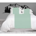 thumbnail image 1 of BedDecor Contrast Color Bar 3 Piece Duvet Cover Set 100% Egyptian Cotton 600 TC (Aqua Blue, Oversize King), 1 of 5