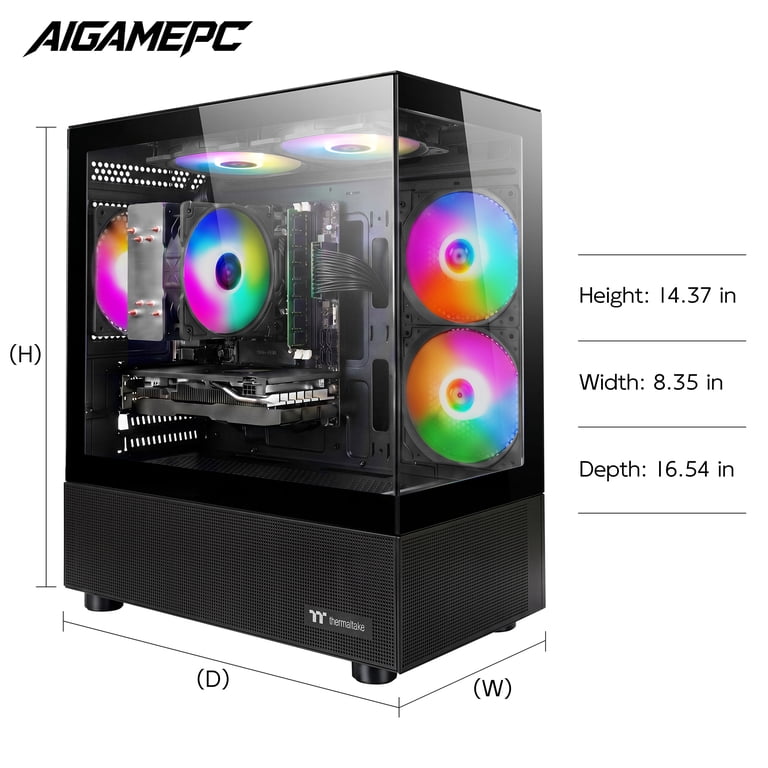 Budget Gaming PC Computers Desktop, Intel Core i7 up to 4.0GHz