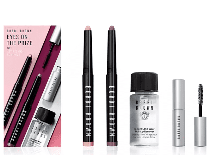 Bobbi Brown Eyes on the Prize - Longwear Cream Shadow Stick, Smokey Eye Mascara, and Makeup Remover Set