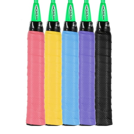 Pack of 100pcs Tennis Racket Overgrips Anti-skid Sweat Tape Wraps Badminton Racquet Over Grip Fishing Rod Sweat Band Grip