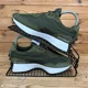 thumbnail image 2 of New Balance 327 Trainers Mens Size UK 4 Olive Green White Suede Casual Shoes NB, 2 of 6