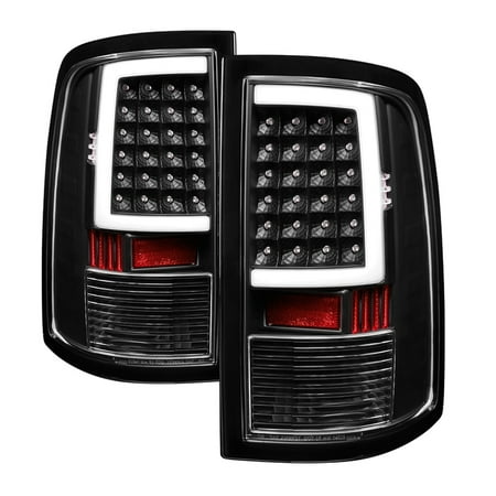 2009 2010 2017 2016 Dodge Ram 1500 Led 2009 2010 2017 2016 Dodge Ram 1500 Led Fiber Optic Bar Black Clear Tail Lights Pair