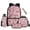 Pink Camo Branch, variant on Sunflower Butterfly Backpack for Girls 8-12 with Lunchbox, Water Bottle Pouch, Pencil Case & Keychain Set of 5, 17 Inch Large Capacity Bookbag for 3rd-6th Grade, Back to School Supplies