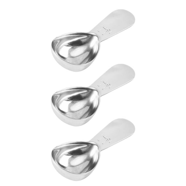 Teaspoon Measuring Spoons - Bulk Plastic Scoops for Coffee, Spice Jars -  Accurate Measure for Cooking and Baking - 10g 