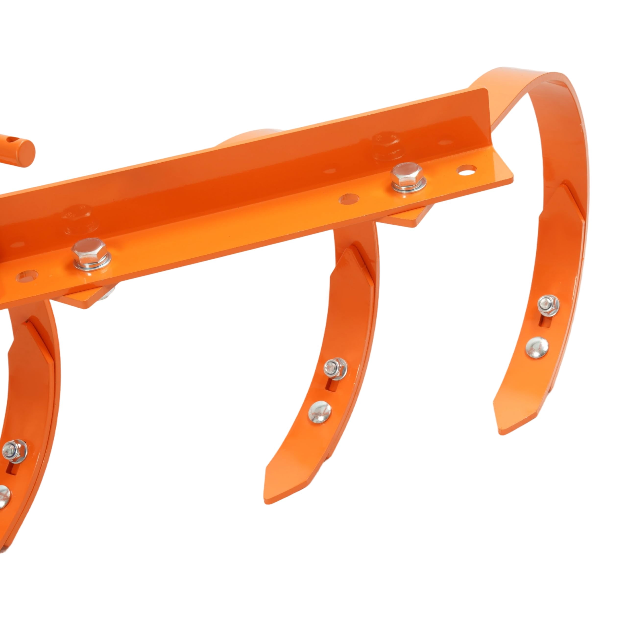 KOJEM 3 Point Cultivator 25-35 HP with 6 Spring Steel Shanks Heavy Duty Tractor Cultivator Steel Powder Coated