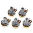 thumbnail image 4 of Juego de 5 potenciómetros WH148 con tapa blanca AG2 para Arduino (20 K Ohm), 4 of 9