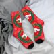 thumbnail image 1 of Calcetines navideños Sanrio de invierno Kuromi Cinnamoroll Hello Kitty My Melody Medias divertidas para hombre Calcetines medianos suaves Calcetines antideslizantes para correr, 1 of 5