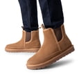 thumbnail image 5 of Bruno Marc Men's Winter Snow Boots FuzzyGo Rugged Suede Leather Cold Weather Warm Chelsea Outdoor Boots, 5 of 9
