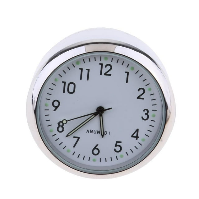 Reloj Del Tablero de Instrumentos Del Coche Reloj de de Precisión con Pantalla blanco + blanco