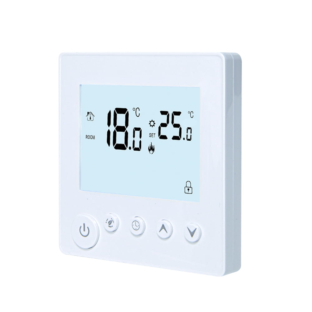 Thermostat,Display Week Time Indoor Temperature Display Temperature Conter Lcd Week Time Indoor Temperature Display Temperature Time Indoor Temperature Display Temperature Manual Dsfen Iuppa