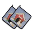 thumbnail image 2 of Carolines Treasures BB2831PTHD Chien Maison Collection Papillon Sable Blanc Paire de Porte-Pots, 2 of 3