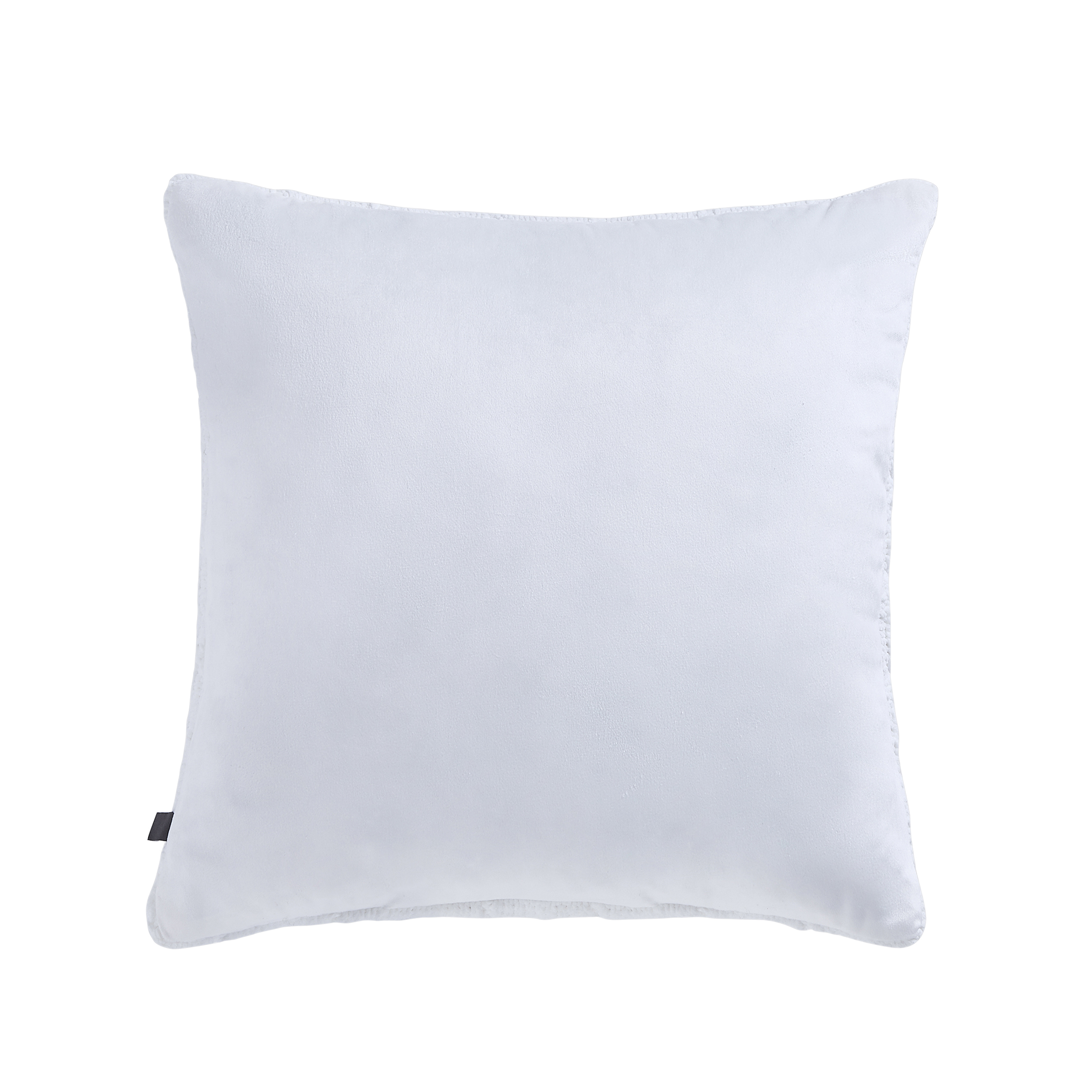 My Texas House Monte 20 in x 20 in Bright White Chenille Cable Knit Decorative Pillow