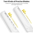 thumbnail image 2 of Dermaplaning Tool for Face Exfoliation, with 20 Replaceable Blades, Facial Shaver/Eyebrow Razor, Peach Fuzz Removal Eyebrow Shaper for Women, Easy to Use Dermaplaner Help Exfoliate and Smooth Skin, 2 of 7