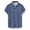 12-Blue, variant on IWRICH Hawaiian Shirt for Men Short Sleeves Tropical Printed Casual Button down Summer Beach Floral Shirts 32-Blue XL