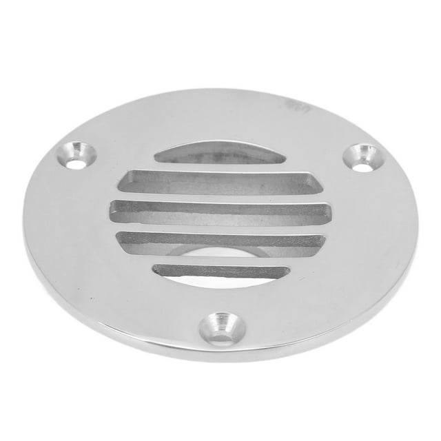 Desagüe de piso de barco de acero inoxidable 316 con tratamiento pulido plateado, resistente a la corrosión, accesorios para desagüe de cubierta marina