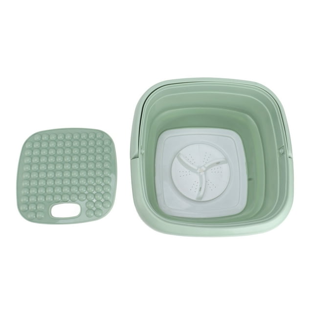 Portable Washing Machine, 100 To 240V Foldable Mini Washing Machine Small Washing Machine For Underwear, Baby Clothes, Or Small Items, Suitable For Apartment, Camping, RV, Travel