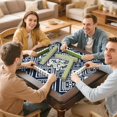 thumbnail image 7 of Classic Boho Pattern Extra Large Non-Slip Mahjong Mat 31.5 Inch Square Rubber Playing Pad with Quiet Design for Tiles Card Games and Board Game Nights, 7 of 7