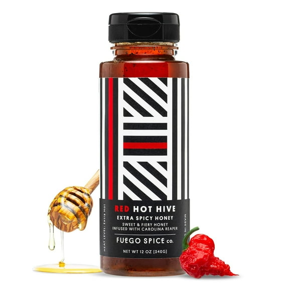 (Pack of 6) Fuego Spice Co Honey Hot Hive 12 oz