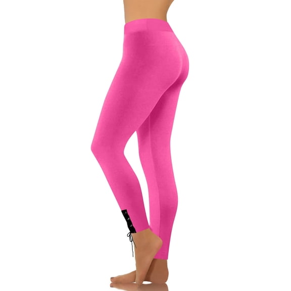 asjyhkr Athletic Leggings for Women Elastic Waist Workout Running Casual Slim Fitted Yoga Pants