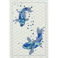 thumbnail image 3 of Bryant, Rebecca 17x24 Black Modern Framed Museum Art Print Titled - Playful Koi II, 3 of 5