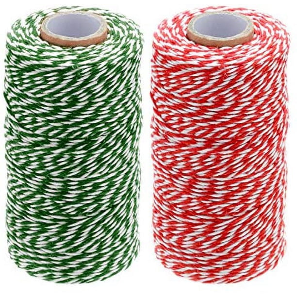 Hweilai 200M Natural Cotton Rope, Handmade Cotton Rope, Braided Rope ...