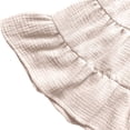 thumbnail image 7 of Girls Wide Leg Cotton Pants Kids Paperbag High Elastic Waist Palazzo Trousers Boho Summer Baggy Loose Plain Casual Beachwear, 7 of 7