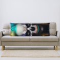 thumbnail image 5 of Naloa Modern Abstract Colorful Skull C Body Pillow Cover, Pillowcases with Hidden Zipper Breathable Long Pillow Case (Pillows are not included,20x54 inch), 5 of 7