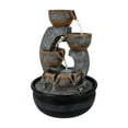 thumbnail image 4 of SunJet Tabletop Water Fountain-Indoor Fountain for Home Office Decor-4 Tier-Waterfall Fountain with LED Lights, 4 of 5