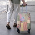thumbnail image 3 of Pioneer Flower Floral Print Pattern Luggage Cover Fashion Suitcase Cover Baggage Covers Fit 25-28 Inch Luggage (Go Travel), 3 of 5