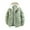 Green, variant on Men's Winter Padded Jacket Zip Up Long Sleeve Parka Hooded Coat Casual Thick Warm Outdoor Puffer Jackets Pink S