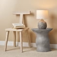 thumbnail image 2 of Jamie Young Co Sculpt Fiberglass Side Table Cream, 2 of 4