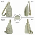 thumbnail image 4 of GAEKEAO Sling Bag Crossbody Bags for Women Vegan Leather Fanny Pack Chest Travel Anti Theft Purse Shoulder Bag handbags Gifts, 4 of 6