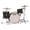 Multicolor, variant on PDP Concept Classic 3-Piece Drum Shell Pack - 24" Bass (Ebony, Ebony Hoops)