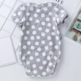 thumbnail image 5 of URMAGIC Newborn Infant Toddler Baby Girls 3 Pack Summer Romper Tops Bodysuits, 5 of 7