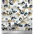 thumbnail image 1 of Soimoi Brown Cotton Duck Fabric Camouflage Texture Printed Craft Fabric by the Yard 42 Inch Wide, 1 of 1