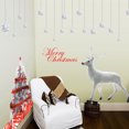 thumbnail image 3 of Coofit Christmas Window Stickers Removable 2 Sheets Reindeer Wall Decals Xmas Stickers, 3 of 10