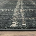 thumbnail image 4 of Oriental Weavers Carson Area Rug - 0746J - 9'10" x 12'10" - in Blue/ Ivory - Modern Industrial Style, Stain Resistant, Family and Pet Friendly , Family, Dining, Living Room Rug, 4 of 8