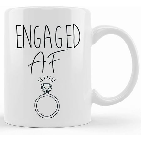 

Engaged Af 2 Engaged Gift Engagement Gift Bridal Shower Gift Future Mrs Gift Funny Bride Gift Bride Mug Engaged Mug Bride To Bea Ceramic Novelty Coffee Mug Tea Cup Gift Present