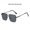 Black Frame Black Gray, variant on Retro Metal Frame Sunglasses For Cycling And Stage Performance With Ocean Lens Design Glasses For Outdoors Use